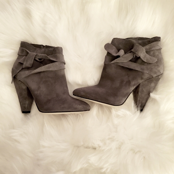 Nine West Shoes - Nine West New Grey Heeled Booties